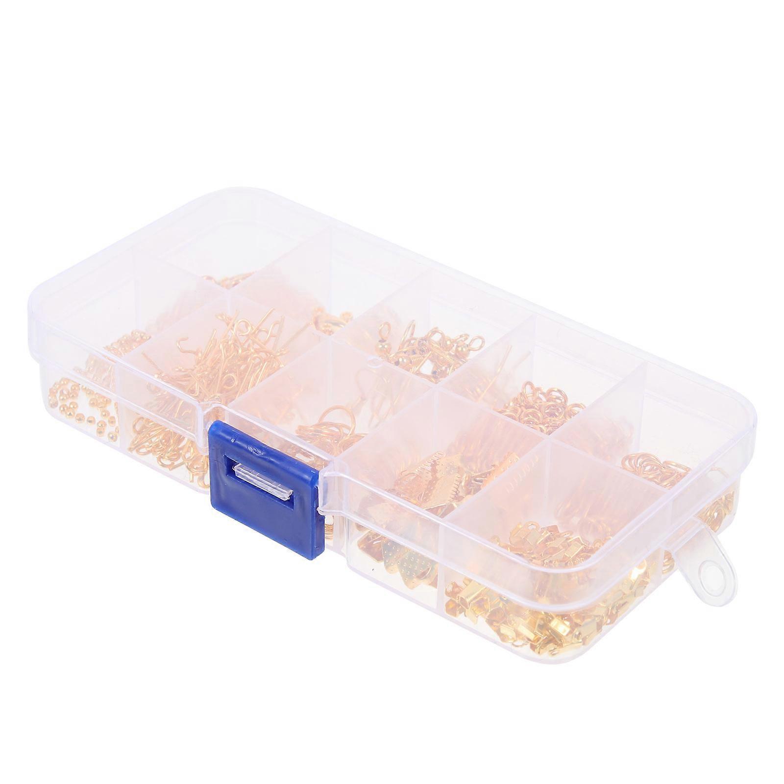 Earring Making Charms Earring Hooks Set Golden Durable Material for Various Occasions