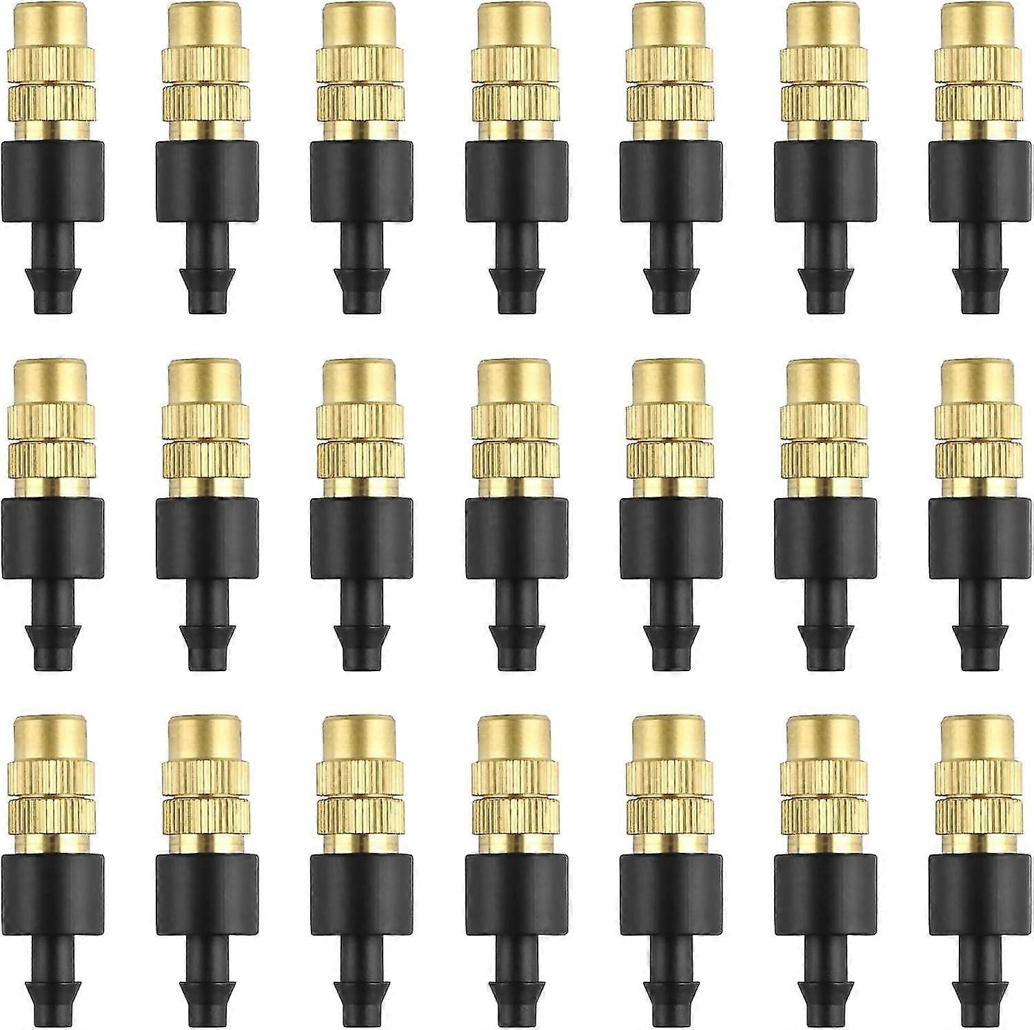 Brass Spray Nozzle, Adjustable Copper Drip Irrigation Atomizing Nozzle