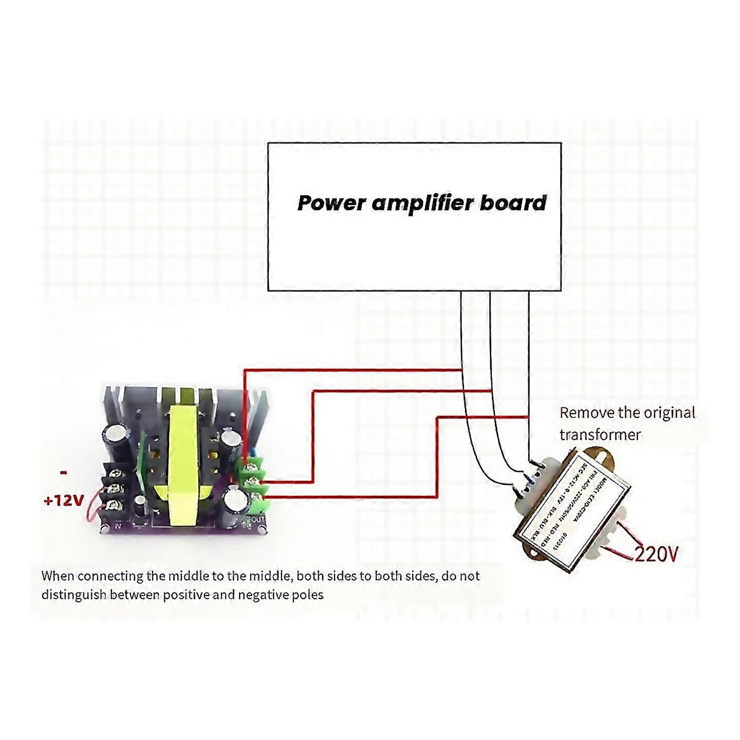 For audio module single dc 12v to 18v subwoofer car audio