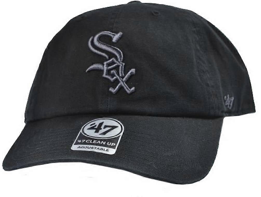 47 Brand MLB Chicago White Sox Clean Up Cap - Black