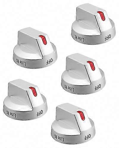 SZRKRLA 5-Pack Stove Knobs for Electric & Gas Range Replacement Parts