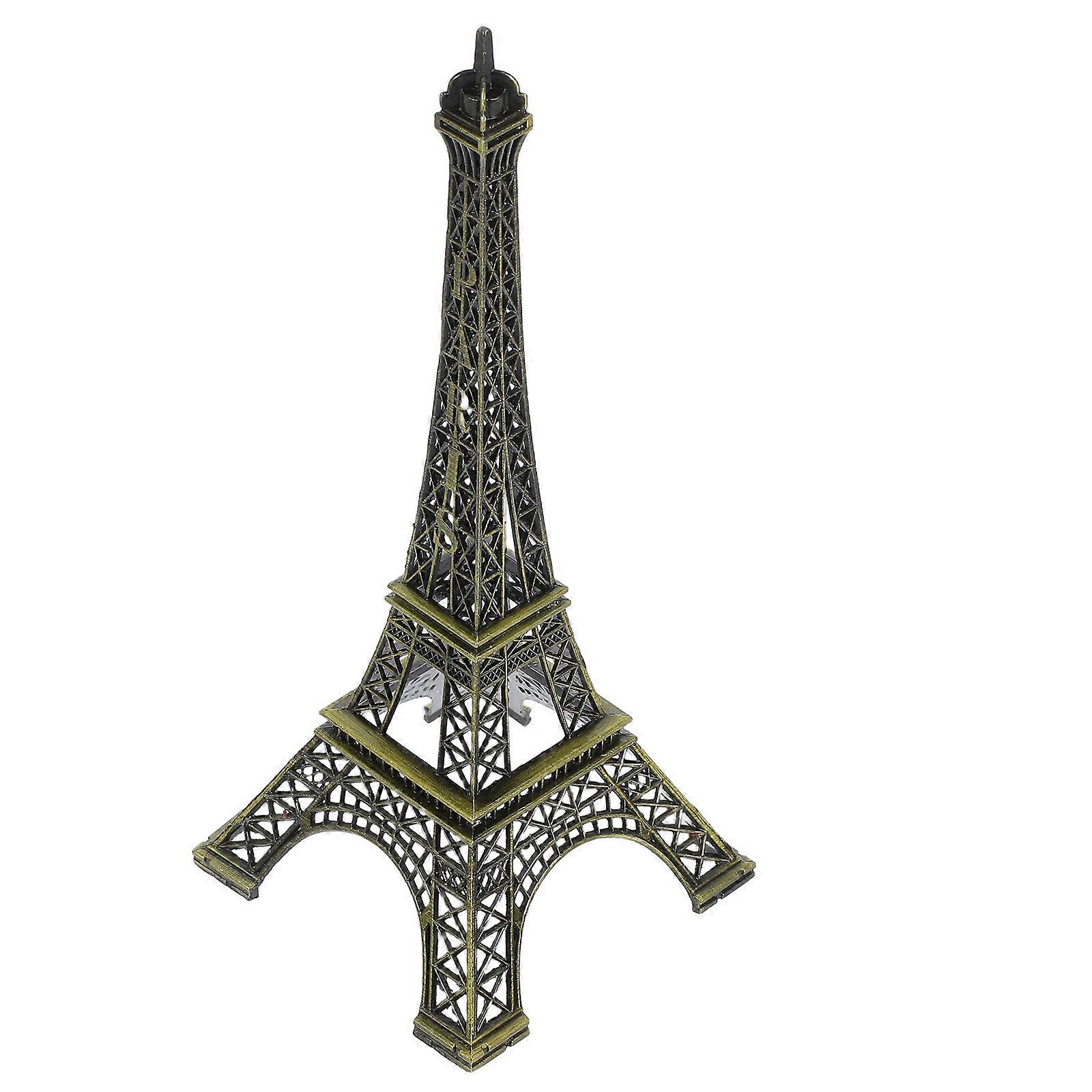 Eiffel Tower Decoration Elegant Iron Model for Home Decor and Photography Prop Multi 6.3 Inches