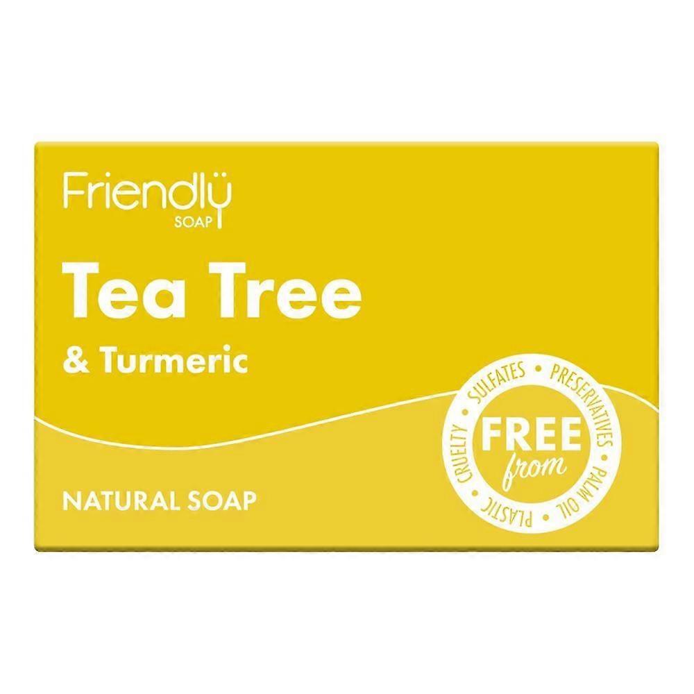 Friendly Soap Tea Tree & Turmeric Soap 95g - 3 Pack