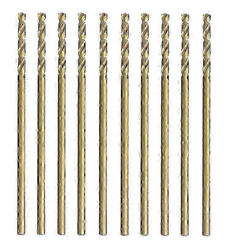 10Pcs 5/32" x 6" Cobalt Extra Long Drill Bits for Metal, Steel & Aircraft Deep Hole Drilling