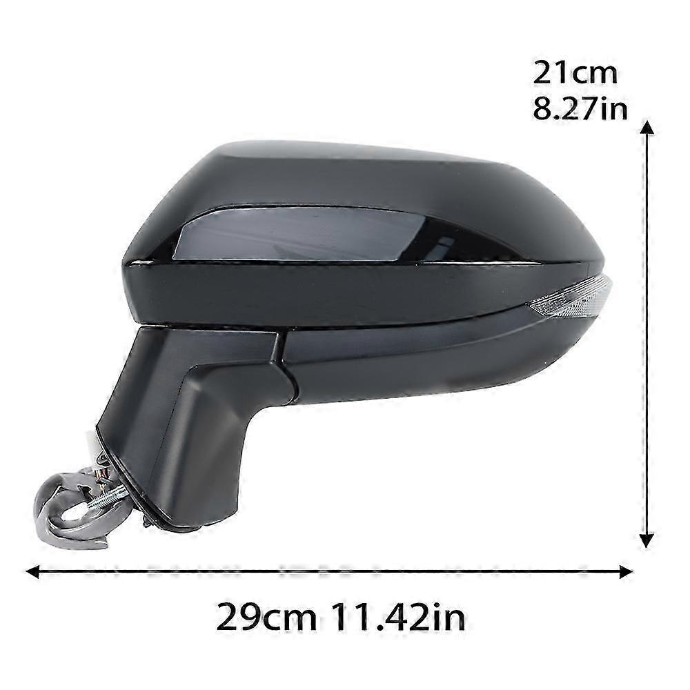 Applies to 6 Wires Rearview Mirror Assembly For Toyota Corolla E21 E210 2019-2024 Black With Turn Signal Heated Side Mirror Car Accessories | Fruugo UK