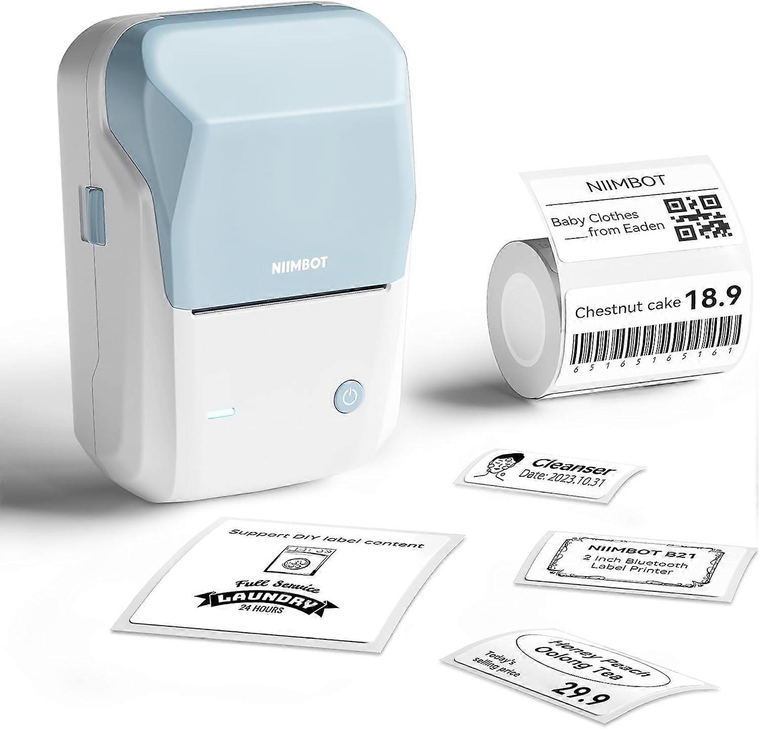 Thermal printing B1 Bluetooth Label Printer Kit  for commercial and home use  with 1 roll of labels