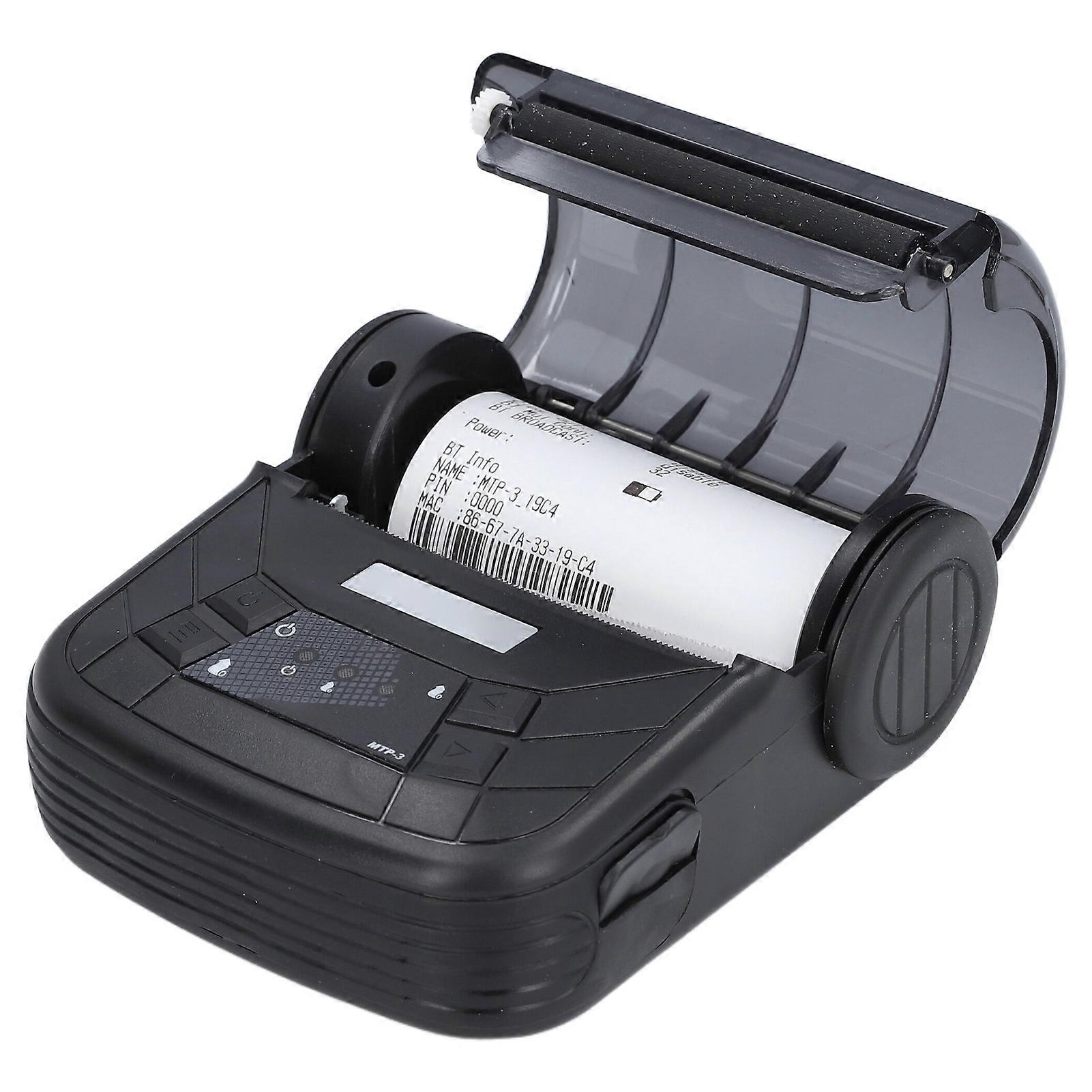 MTP 3B 80mm θερμικός εκτυπωτής παραλαβής Bluetooth 1500mAh μπαταρία μαύρη