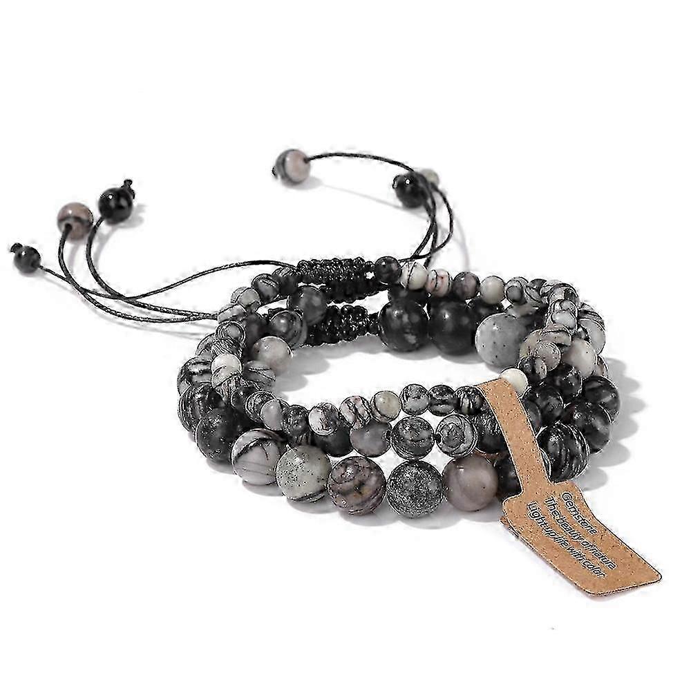 Bracelet-Black Net Trio-Mystic Web