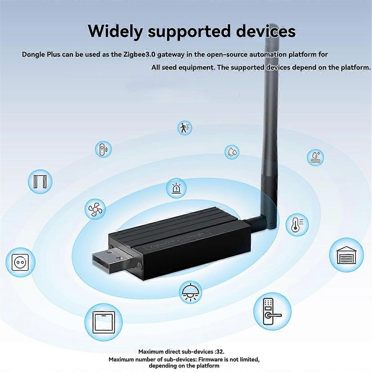 Tuya Smart Gateway ZBDongle-E Universal Bridge Zigbee 3.0 Smart Home MQTT Gateway
