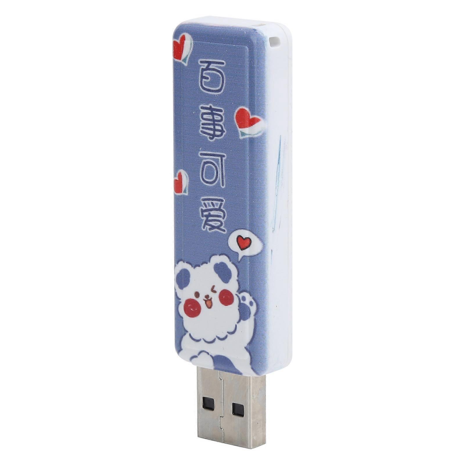 64GB Cartoon Pattern USB2.0 PushPull Flash Drive Memory Car