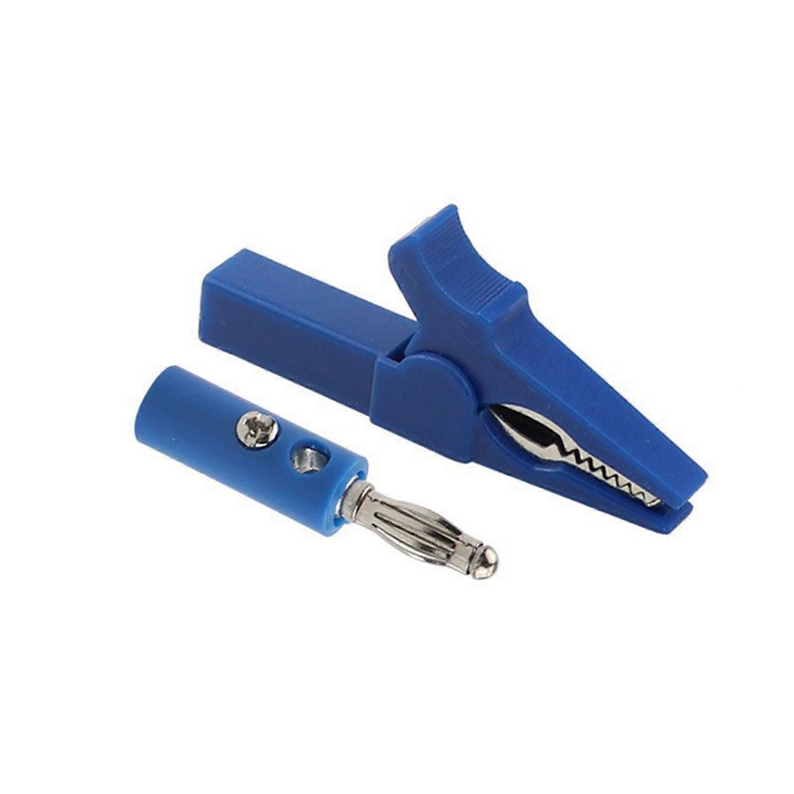 Spring Clip Banana Plug Test Probes, Insulated 4mm Banana Plug Cable, Electrical Testing Accessories