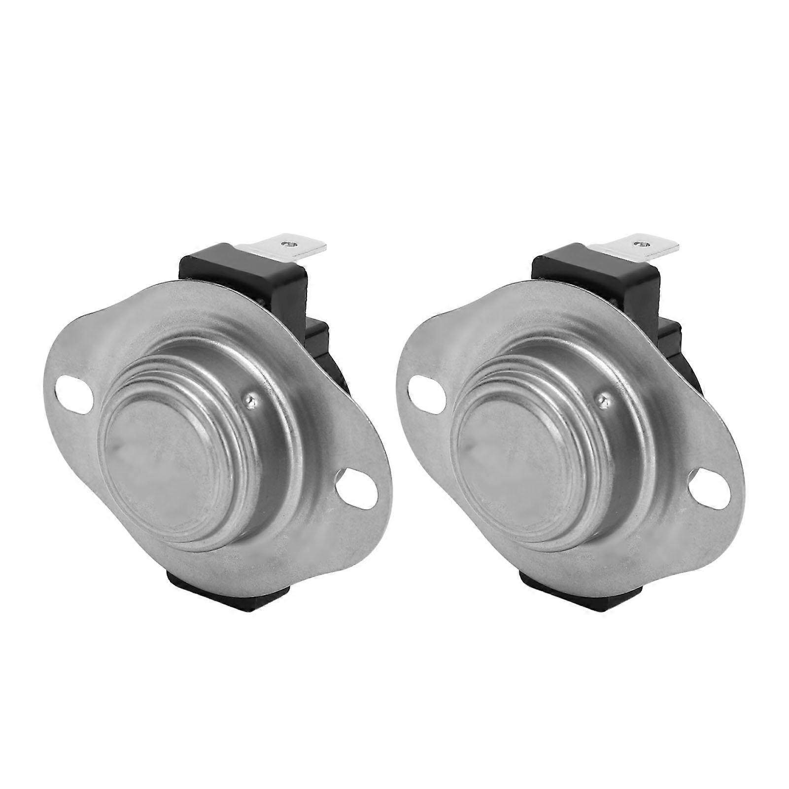 2PCS 25A 250V Snap Disc Interrupteur de température Thermostat bimétallique