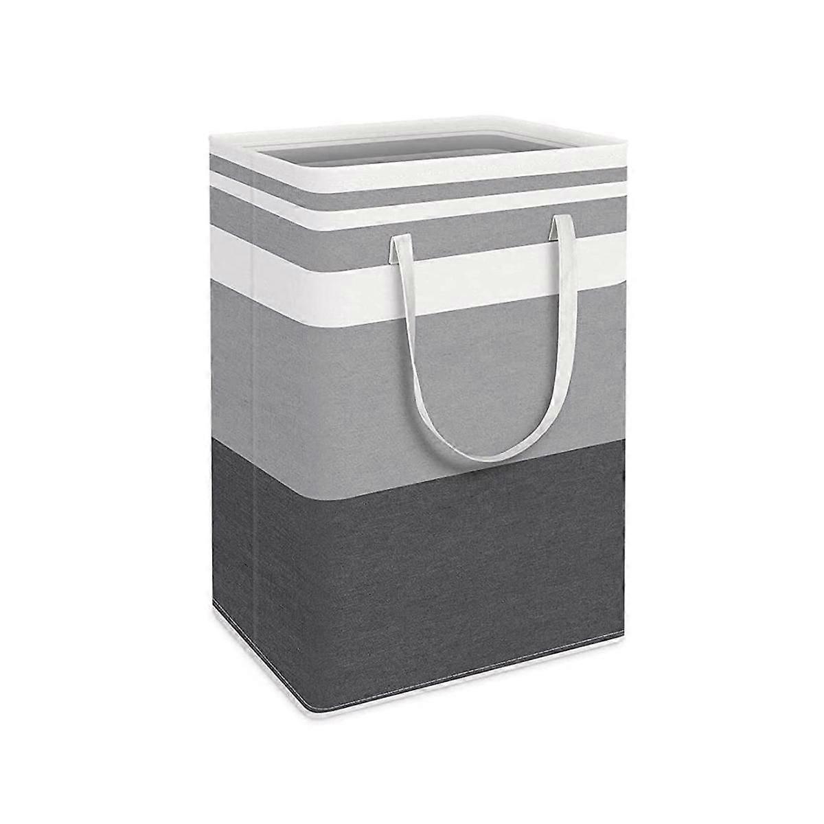 75L Laundry Basket Bag,Waterproof Washing Baskets,Collapsible Laundry Hamper with Extended Handles