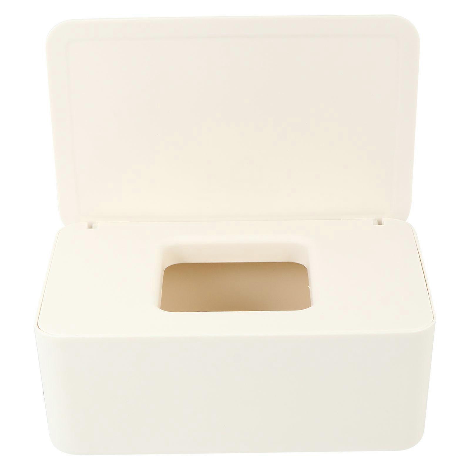 Wet Tissue Holder Plastic Box for 1Pcs Napkin Storage with Lid