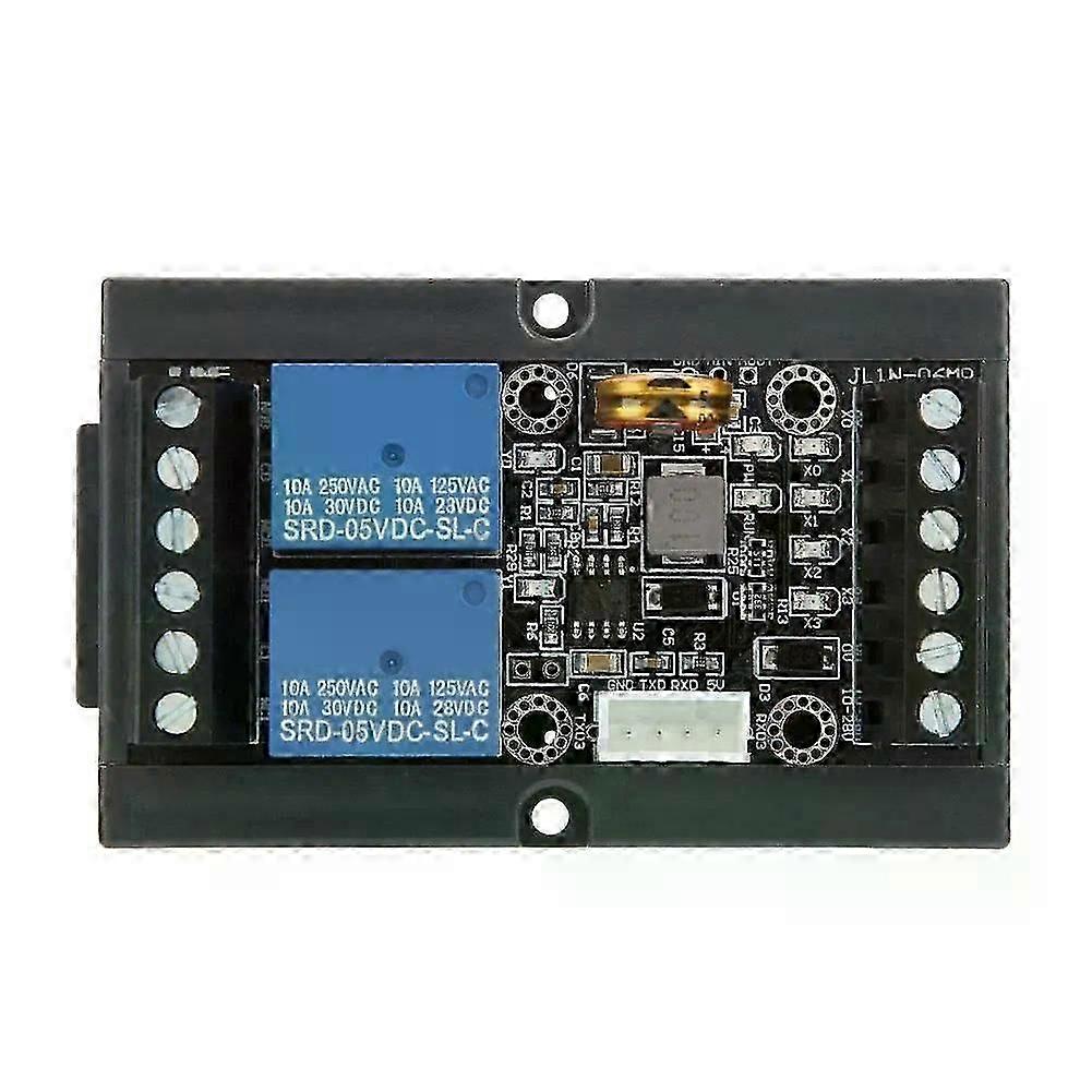 PLC Industrial Control Board FX1N-06MR Programmable Relay Delay Module WithShell