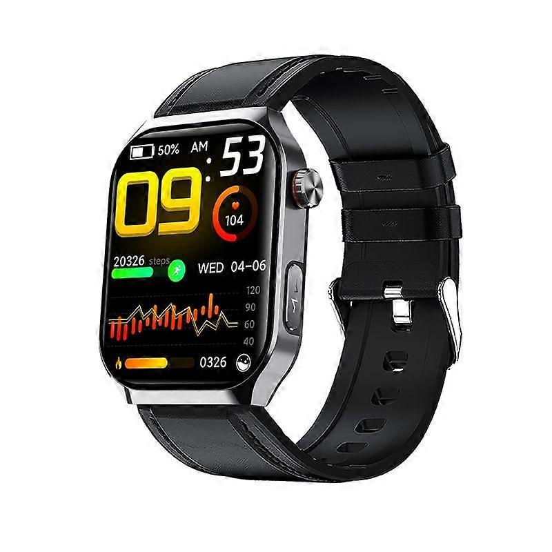 Smartwatch F700 2.1 Inch with Mini Health Check and BMI Monitor Chronus (Black)