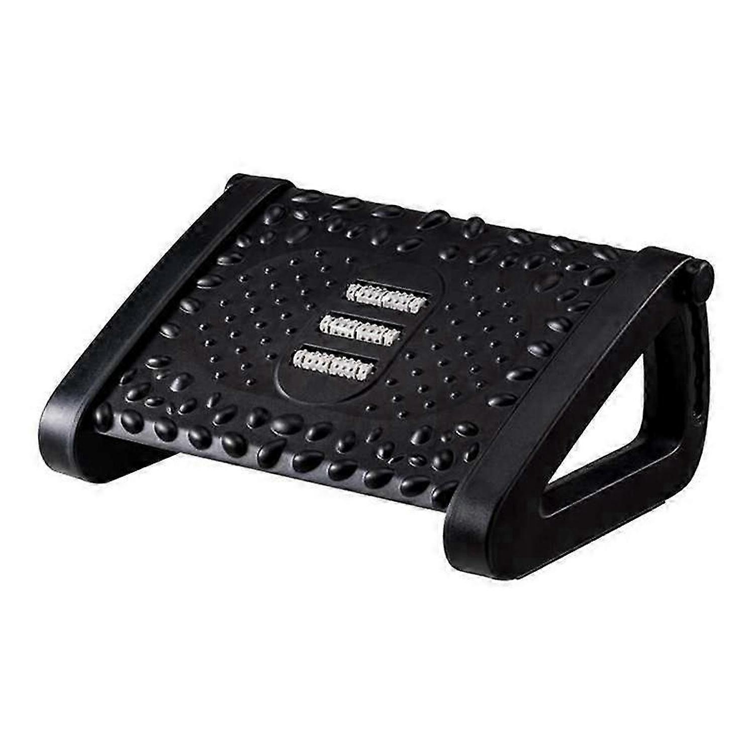Foot Rest Stool Adjustable Foot Stepping Platform with Rollers A