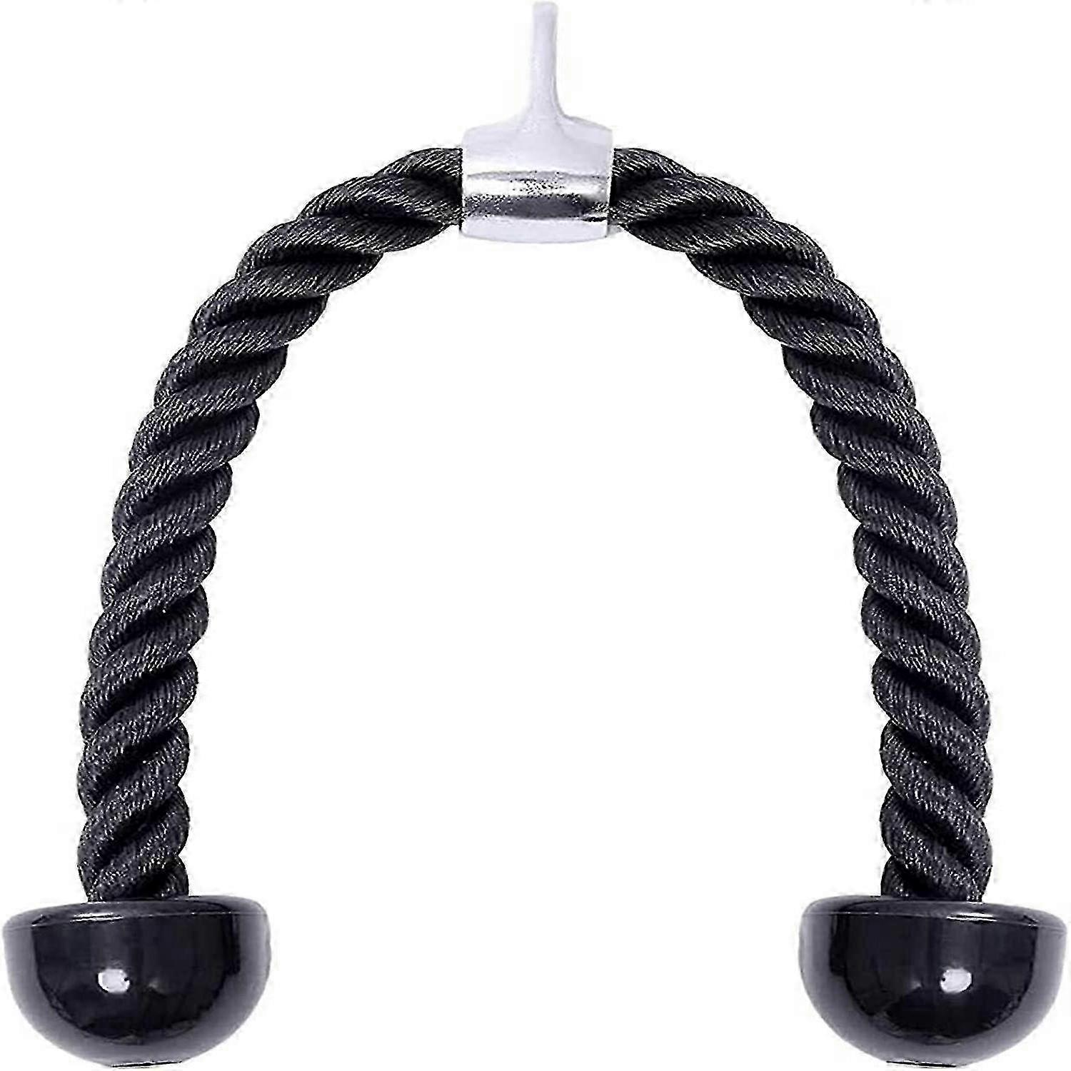 Gym Press Down Training Triceps Pull Rope (Black,70cm) 1 Pieces