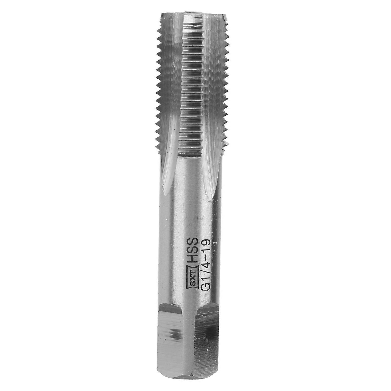 High Hardness Pipe Thread Tap for HSS Metal Material Cutting Tools G1/4‑19