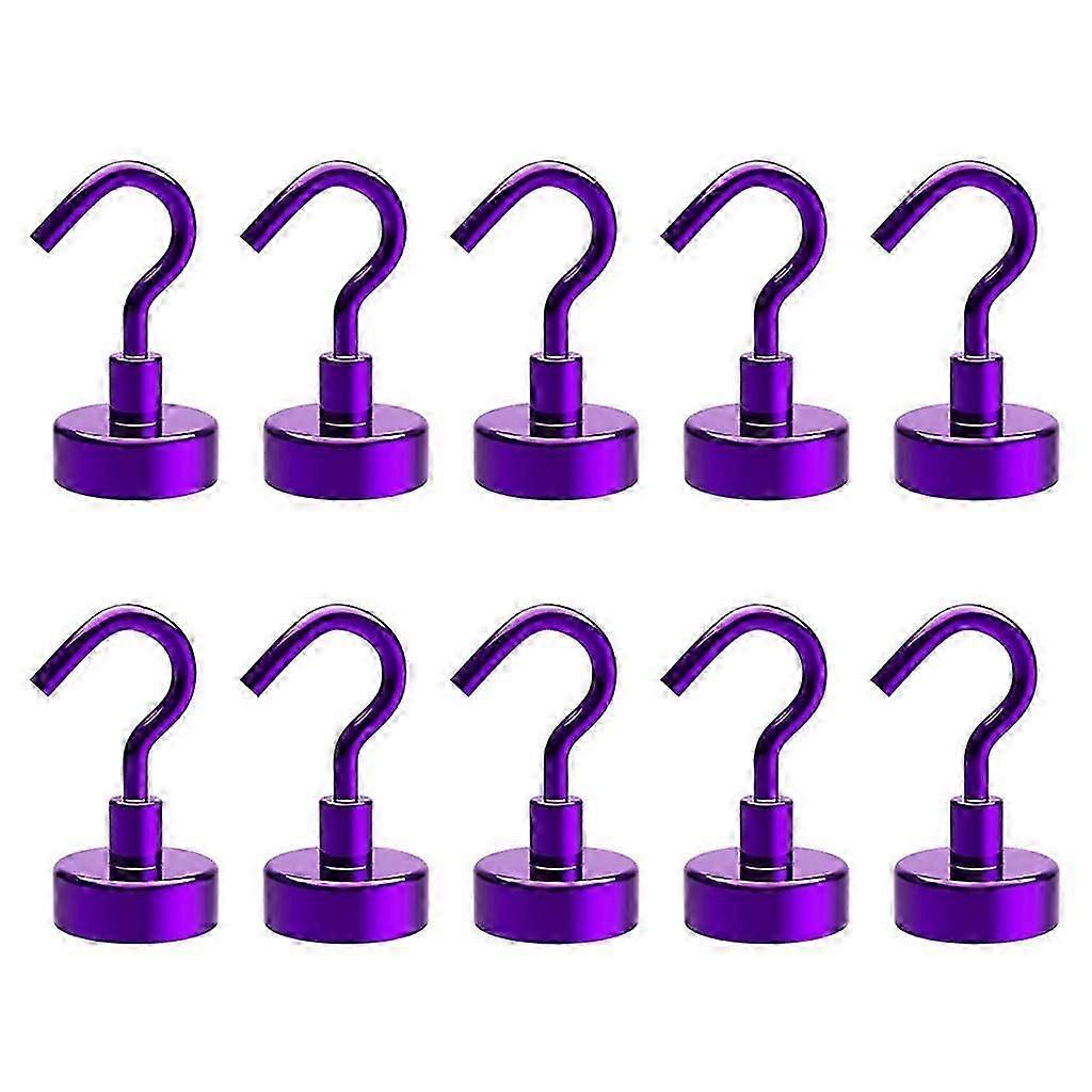10 Pack Magnetic Hooks for Home-Kitchen Workplace Office Garage Heavy-Duty