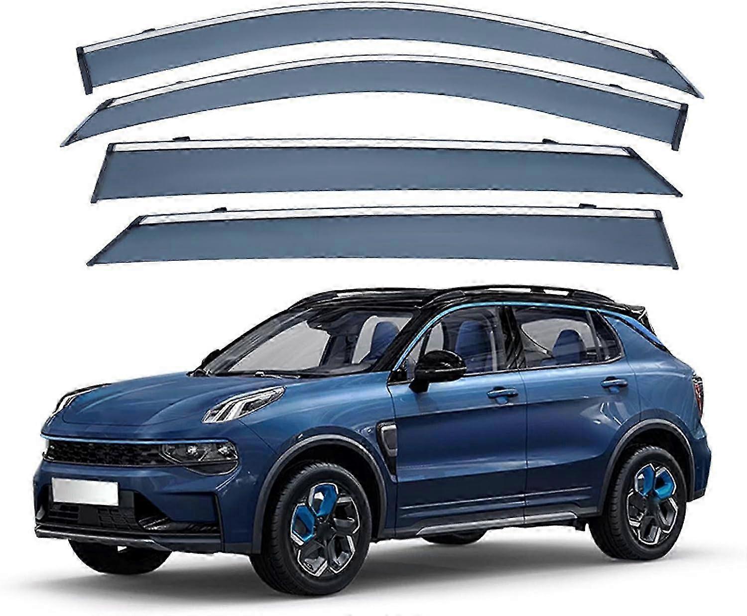 Car Window Rain Guards for LYNK CO 01 MK1CX11 2017 Ventilation Rainproof Noise Reduction