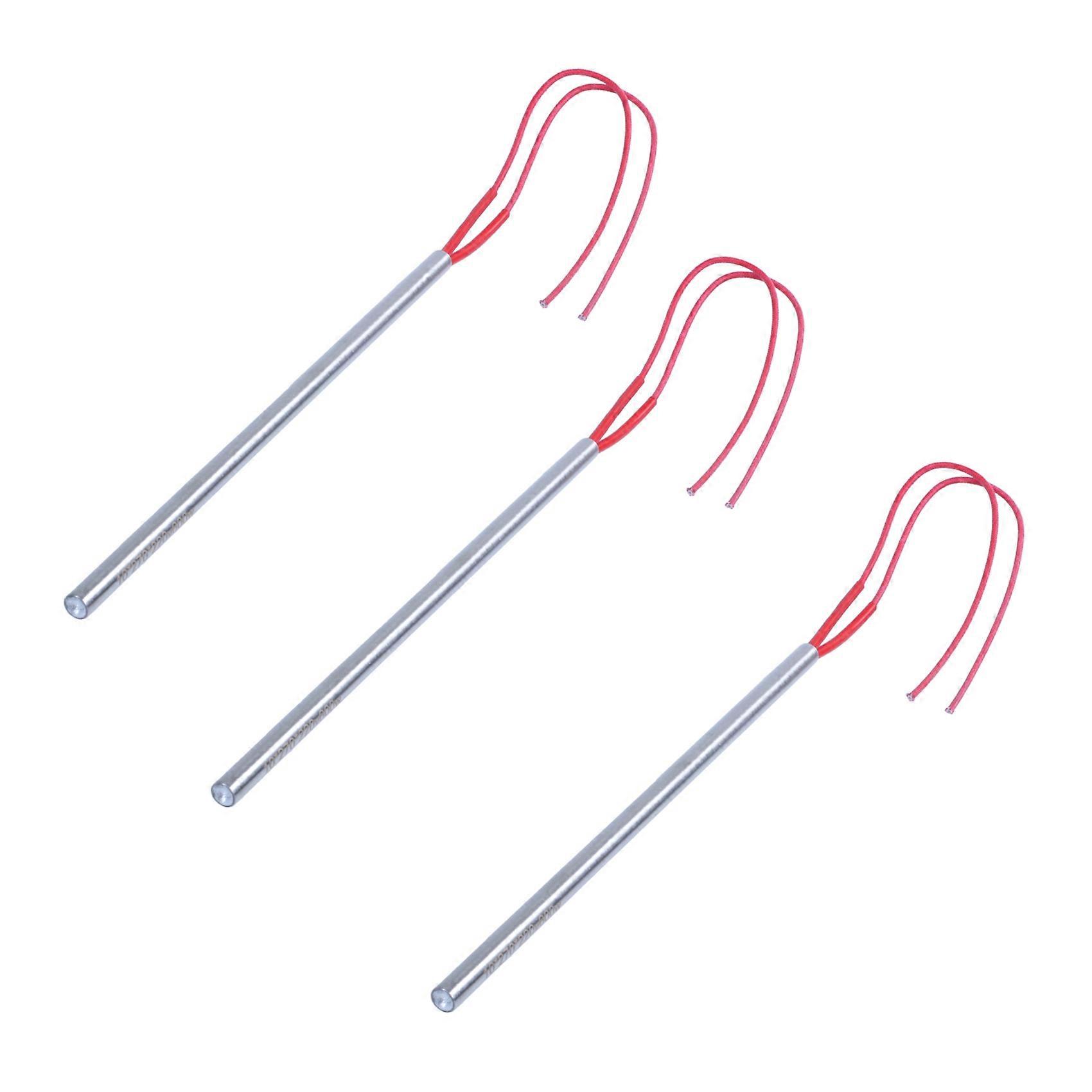 3Pcs 10mm x 270mm Single End Heating Elements 220V 600W