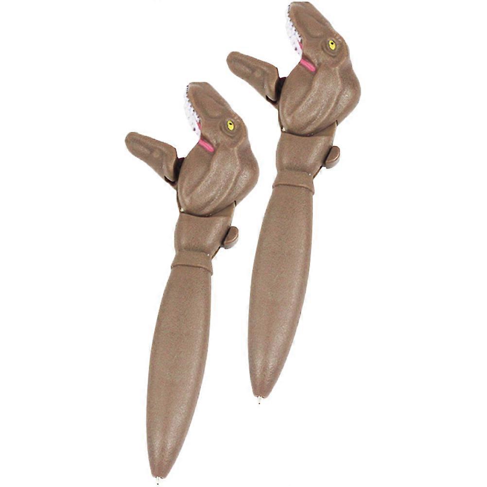 Multi-Function Writing Pens Brown for Writing 10Pcs Portable Gift Pens
