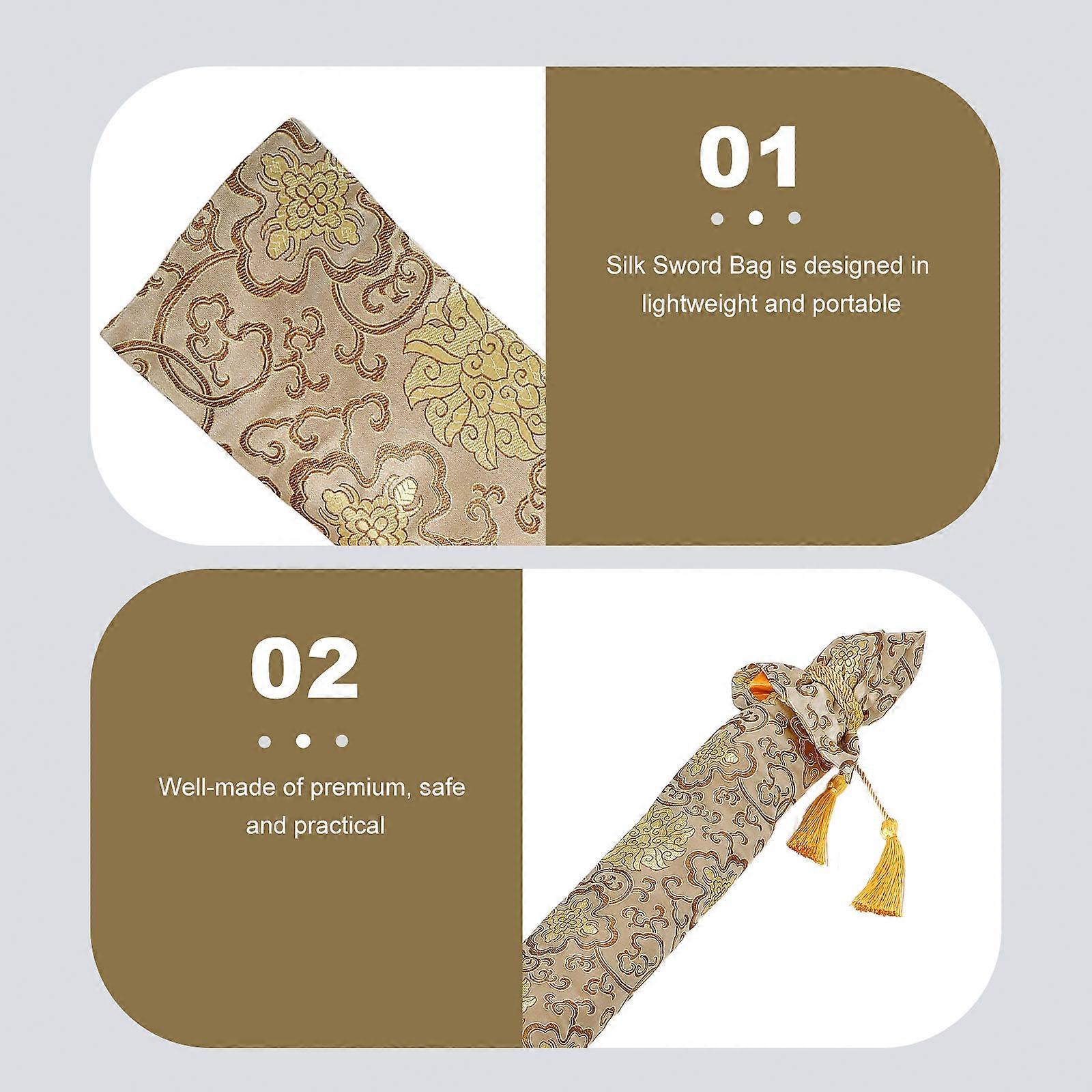 Multifunctional Japanese Sword Bag with Fine Workmanship for