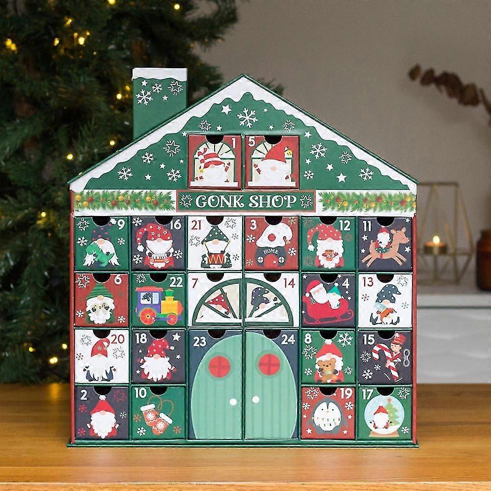 Advent Calendar Tree Gonk Design | Christmas Tree Mini Drawers Boxes Decorations