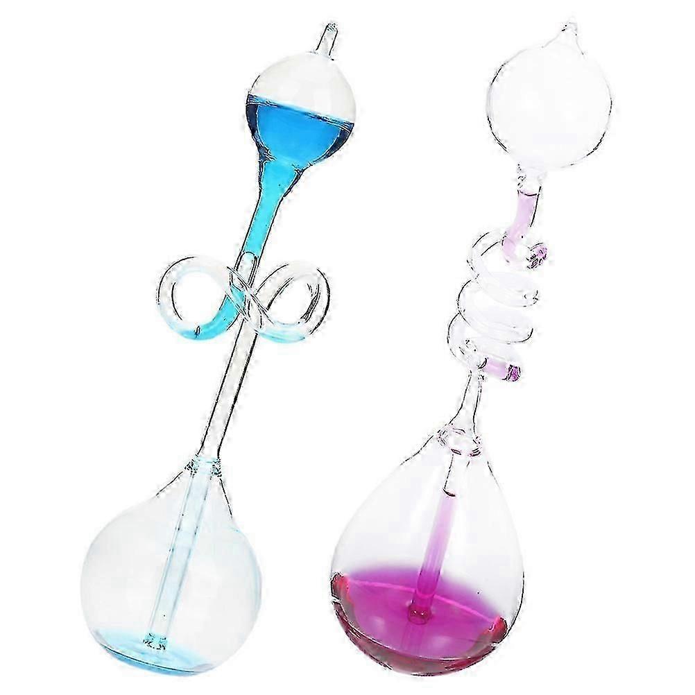 Hourglass Hand Boiler Temperature Sensitive Body Heat Reaction Home Decorations Colored 17.50X4.50X4.50CM 2Pcs-Yvan