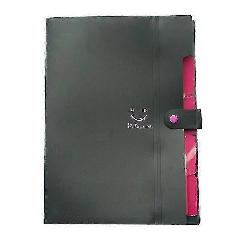 Multi-Layer Plastic Portfolio Pouch for Organising Documents - File Folder for UK Office or Home Use