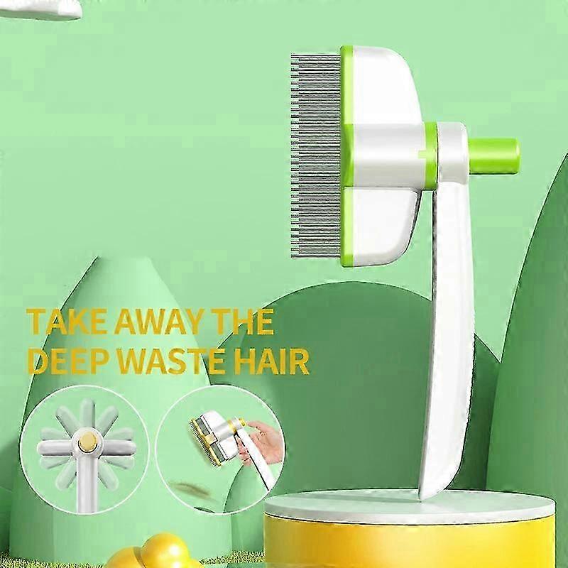 Avatar Zen Brush For Cats, Zenbrush Cat Comb, Rotatable Pet Self-cleanin