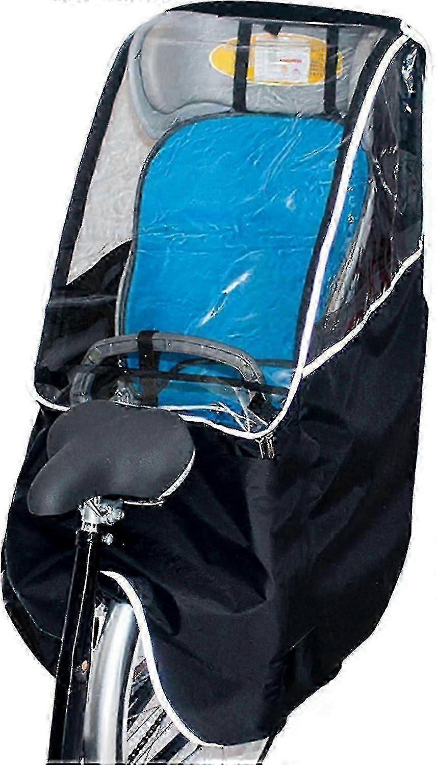 Waterproof Bike Child Seat Rain Cover with Windproof Design and Front Access