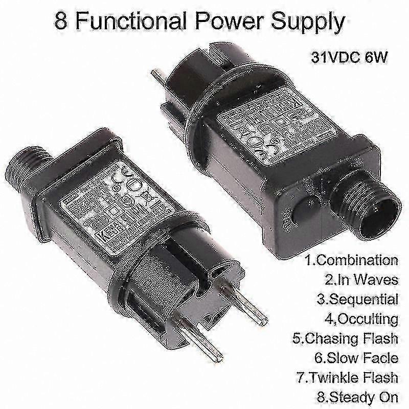 LED Lamp Driver 6W AC 220V to 31V DC SELV 8 Functions EU Plug Adapter Switch Power Supply Converter