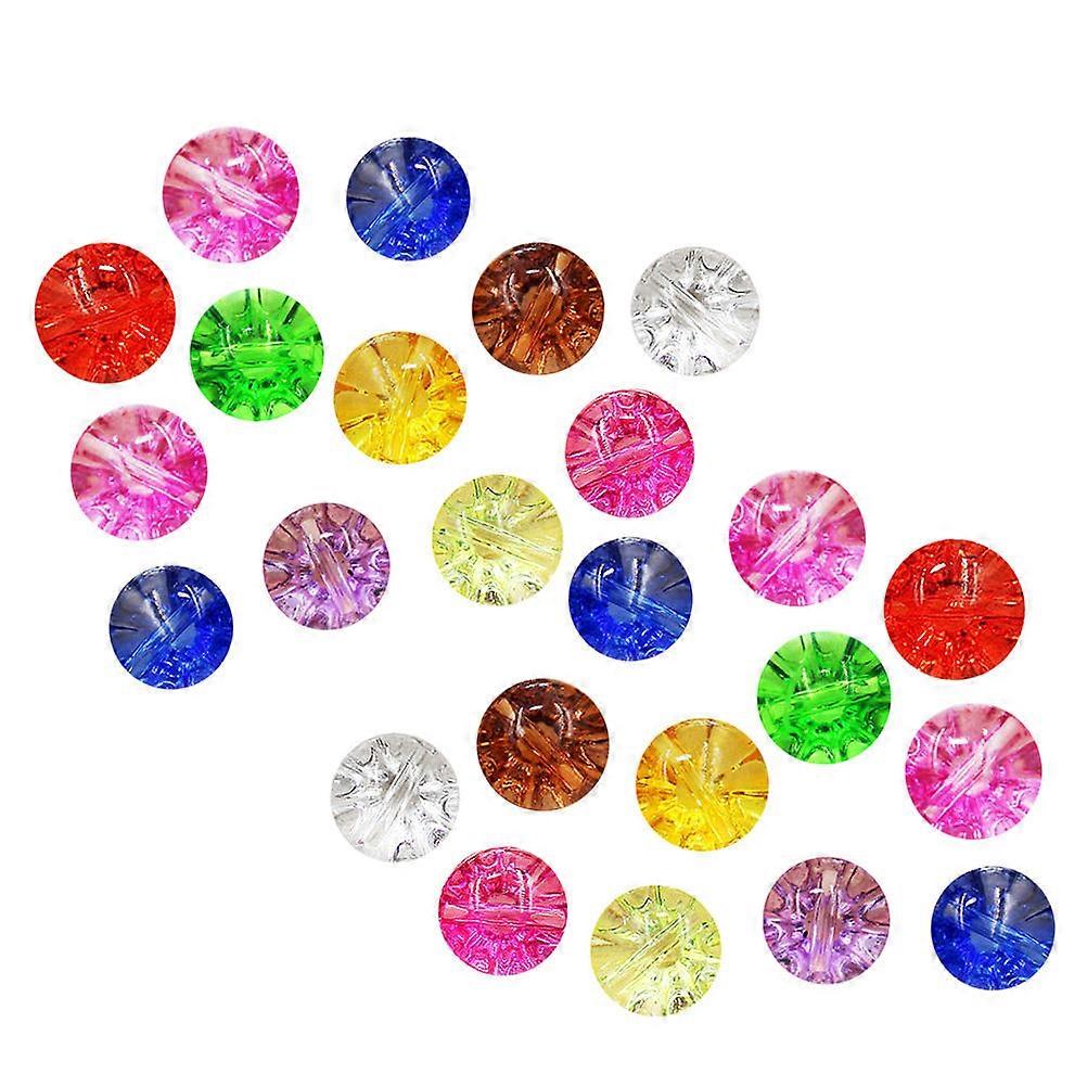 50Pcs Clear Crystal Button for DIY Black Clothes Sewing Accessories
