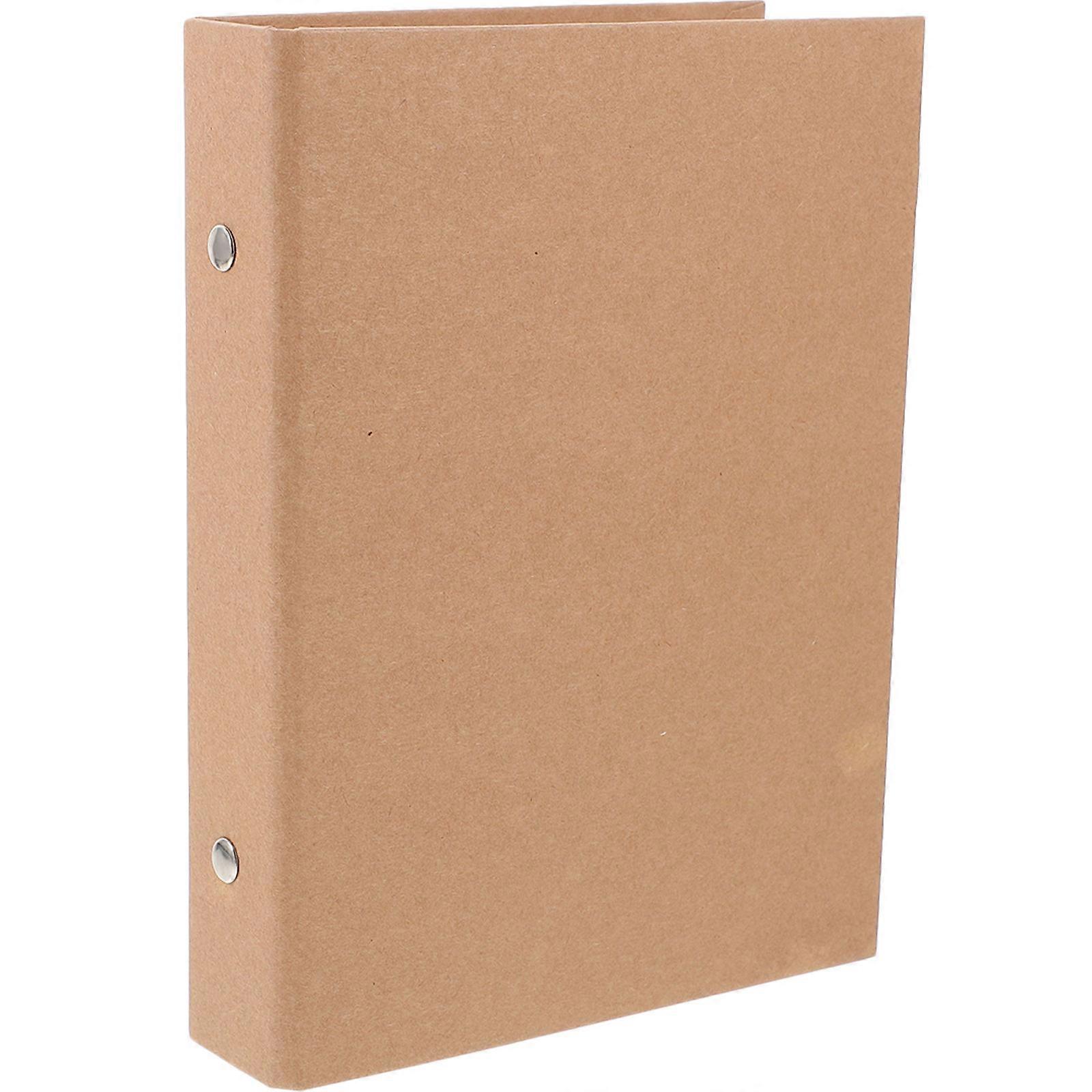 Notebook Shell Binder Cover Kraft Paper Binder for Home Use 4Pcs