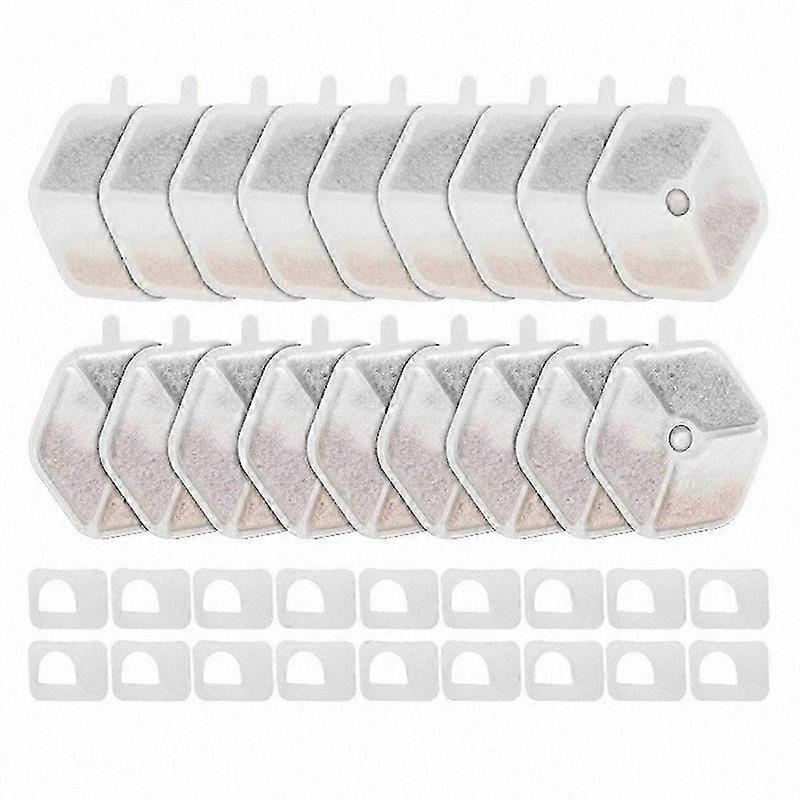 Quadruple Filtration System for 4.5L Cat Water Fountain with Filters and Sponges Included