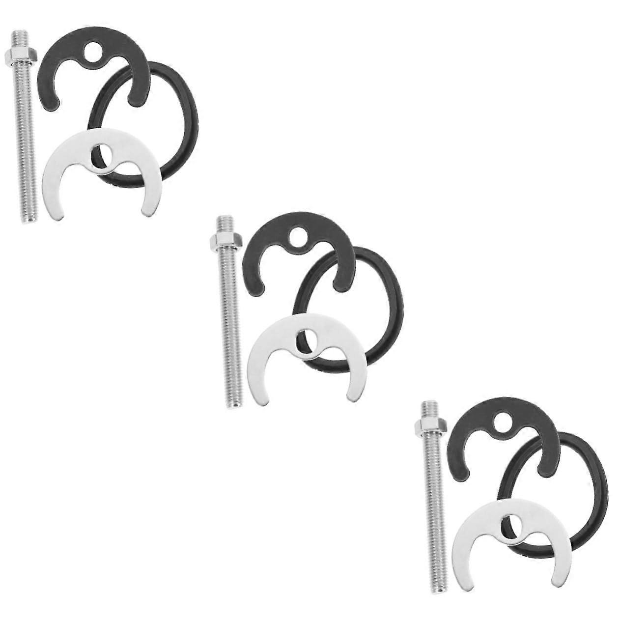 Faucet Nut Fastening 3Set Kit For Kitchen Sink Faucets, Washers, AntiLoosening Cap, Basin Tap Mounting Fitting