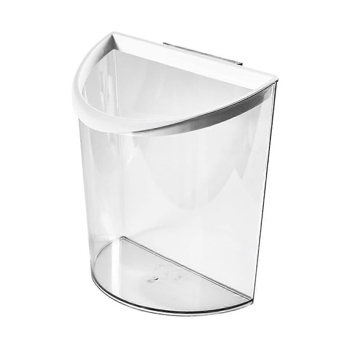 Portable Hanging Kitchen Bin Wall-Mounted Trash Can for Cabinet, Easy-Clean Pet Material, Space-Saving Design, 10L Capacity