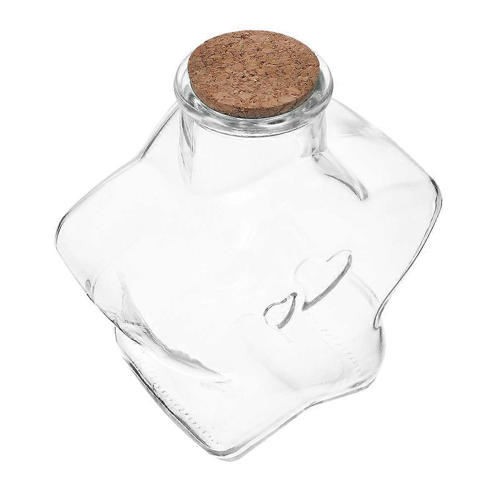 DIY Wish 2Pcs Delicate Empty Glass Container Perfect For Teenagers And Women In 16.00X13.50X8.00CM Size