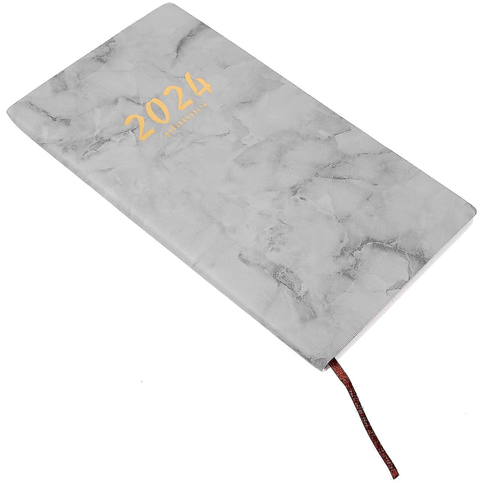 5Pcs English Notebook 2024 Monthly Planner for Writing Use Spiral Bound