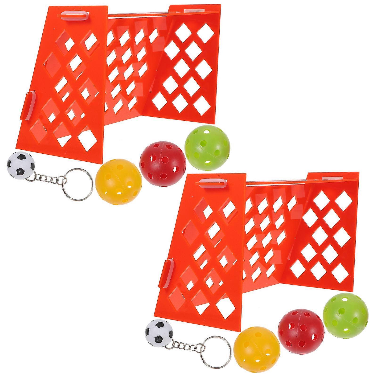 Cute Bird Toys Soccer Field For Parrot Training And Physical Exercise Available In Assorted Color 2 Sets
