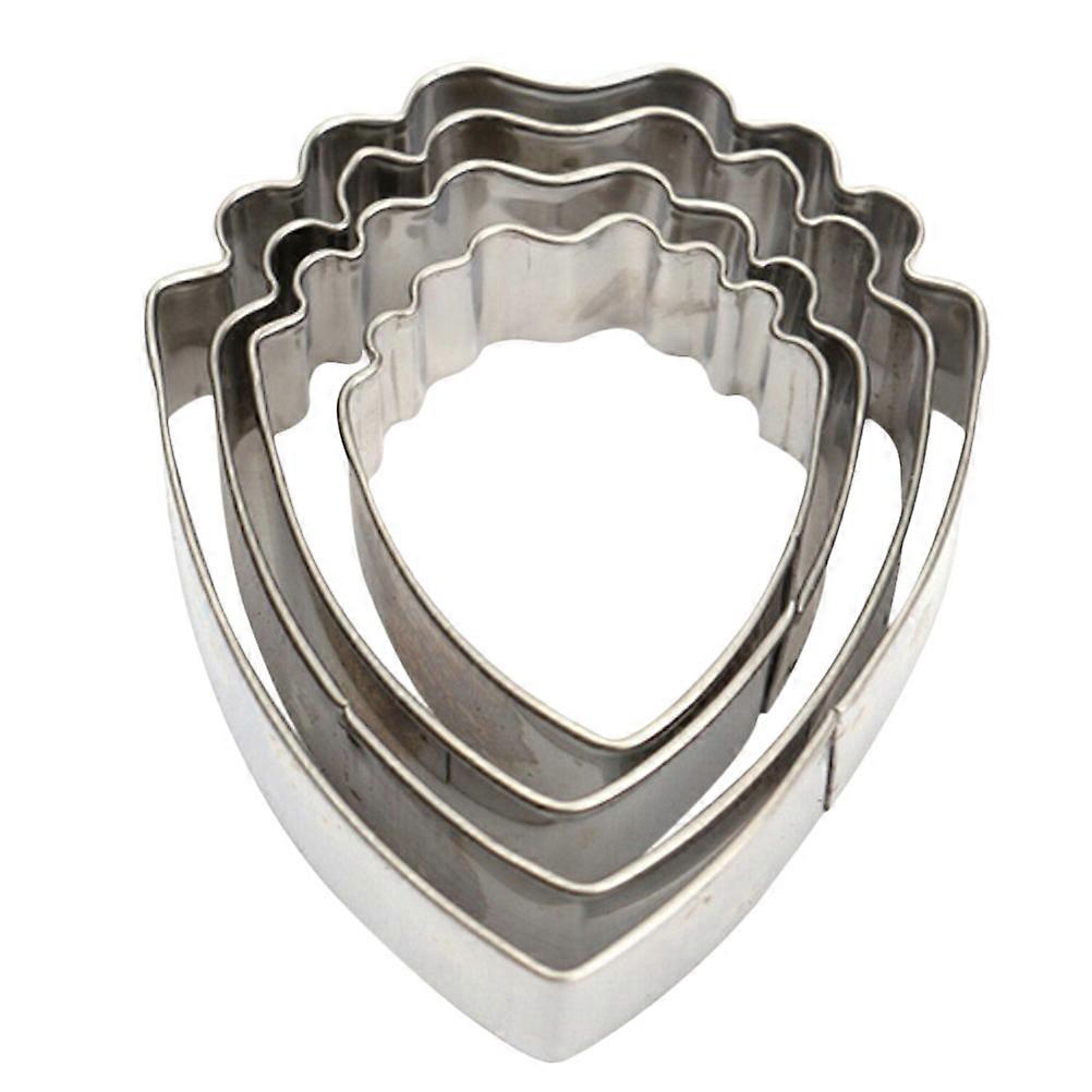 Cookie Molds Peony Petal Shape Stainless Steel for Baking Use 8Pcs