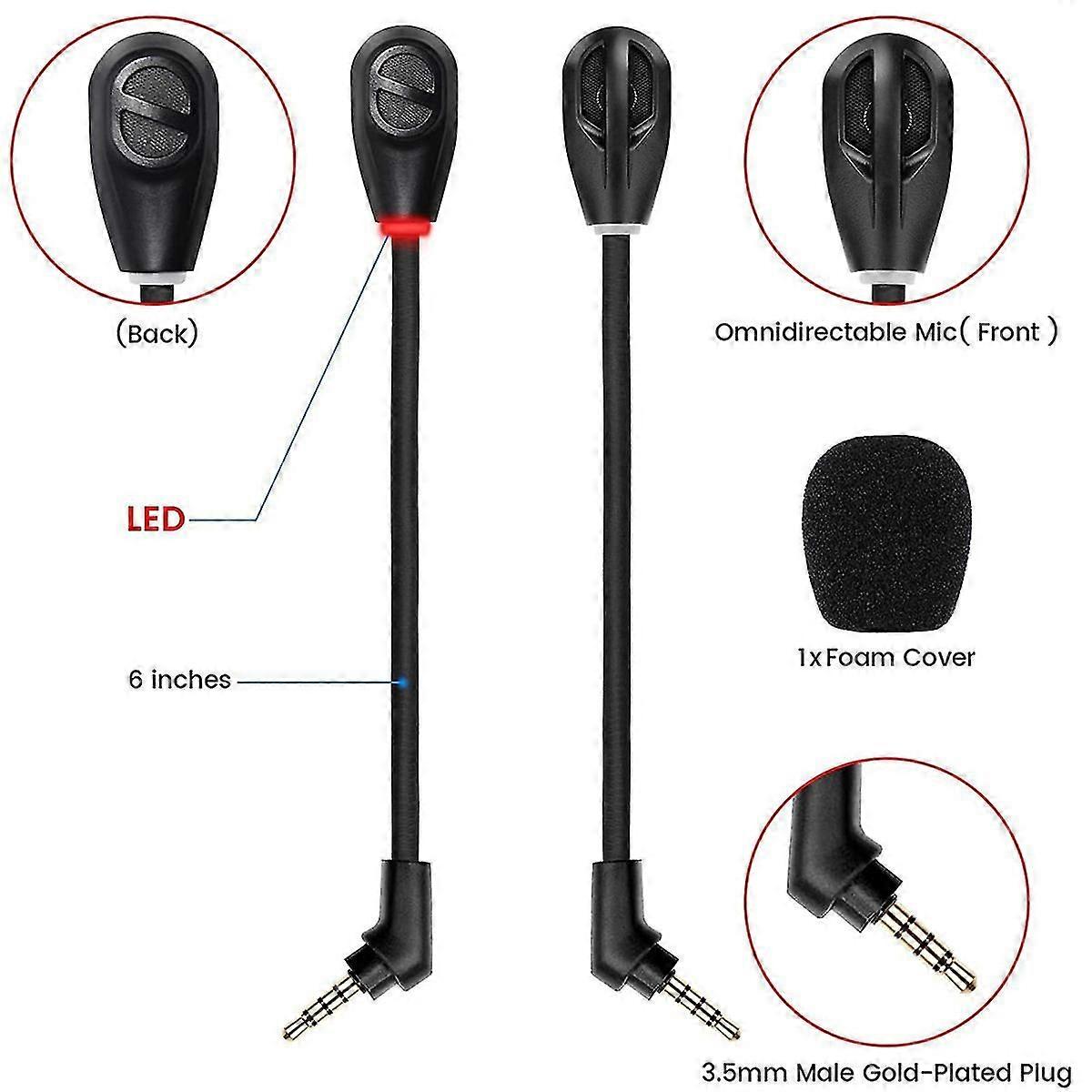 1pc Replacement Microphone Mic for Kingston HyperX Cloud Flight/Flight S Gaming Headset