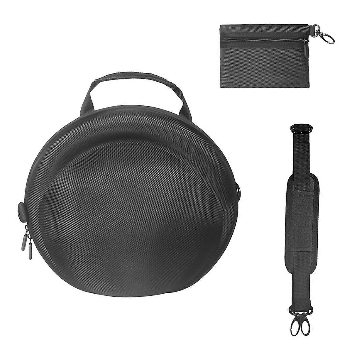 Carrying Case with Shoulder Strap and Accessory Bag Black