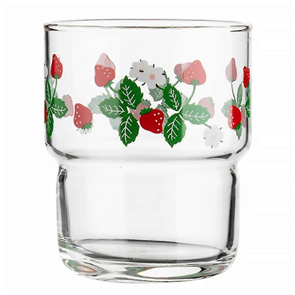 Assorted Cup for Drinking with 2Pcs Strawberry Juice Cups