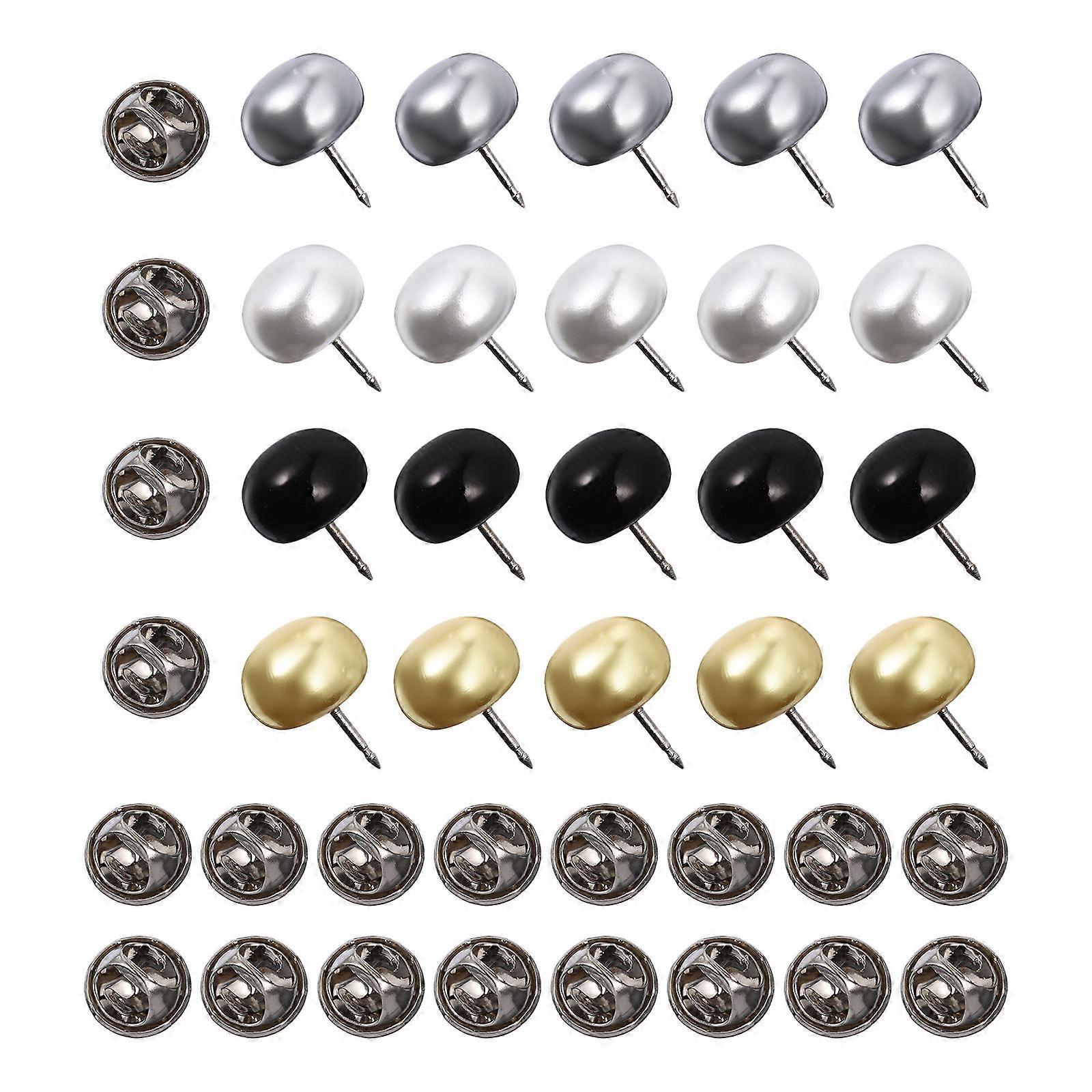 No Sew Buttons Removable Metal Buttons for Clothing 40Pcs Assorted