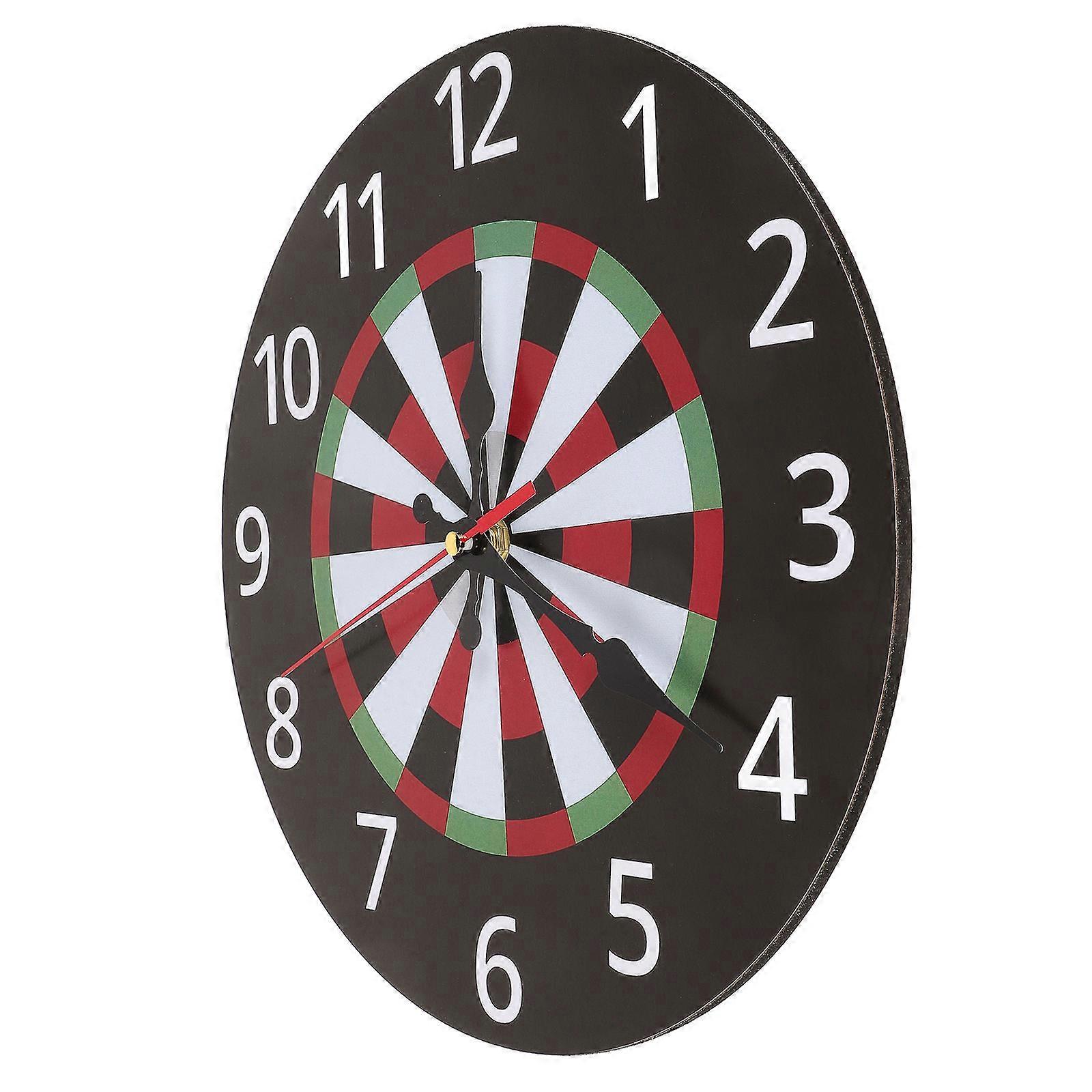 Vintage Decor Wall Clock Simple Minimalist Design Mute Timekeeping 1Set