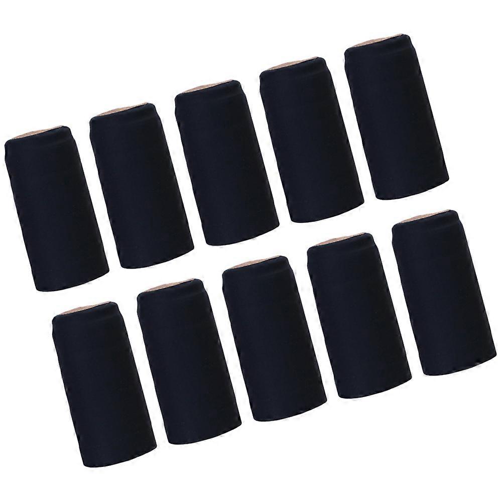 Black Heat Shrink Capsules for Sealing 200Pcs Professional Caps