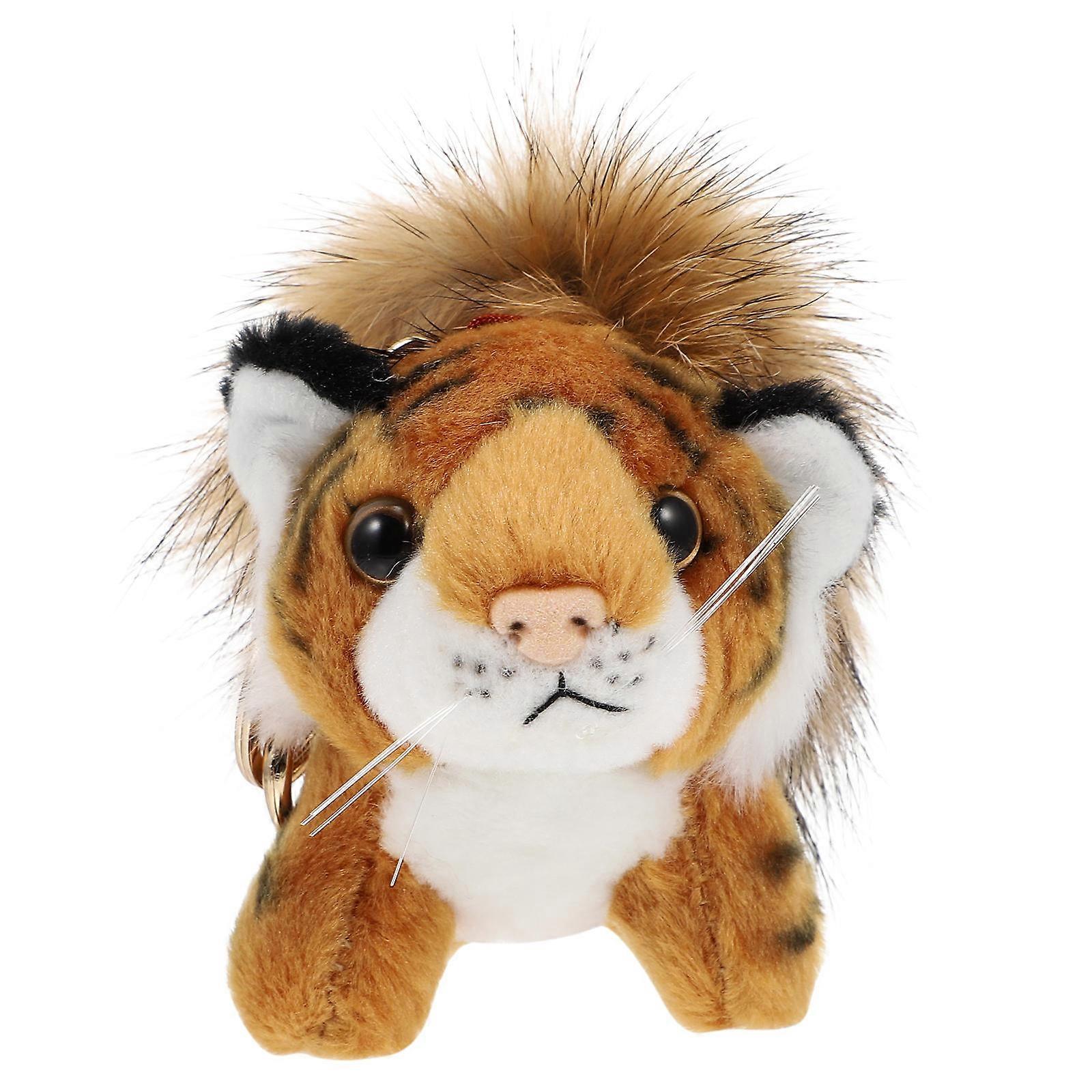 Tiger Keychain Hanging Decor DIY Set Including 4Pcs Small Tiger Pendants